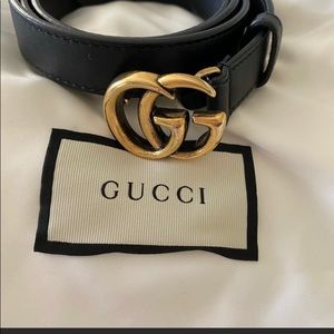 Authentic Gucci Belt with dust bag.
